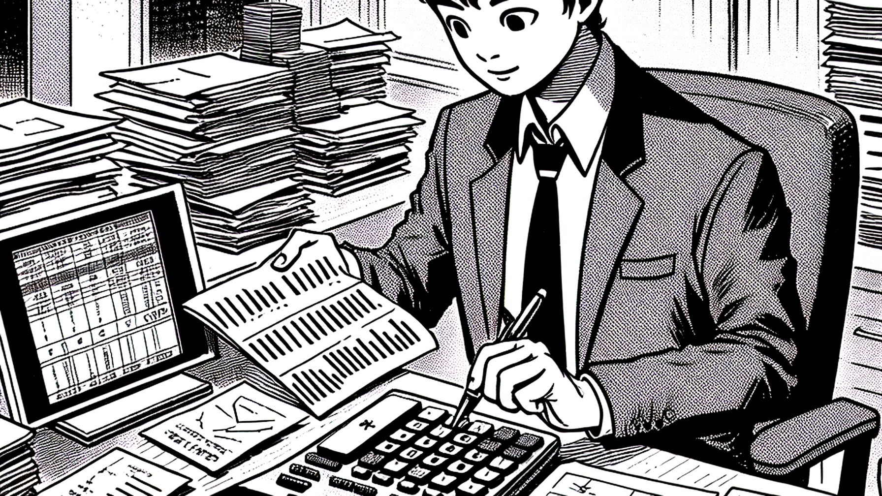 減価償却の年数と計算方法のイメージ