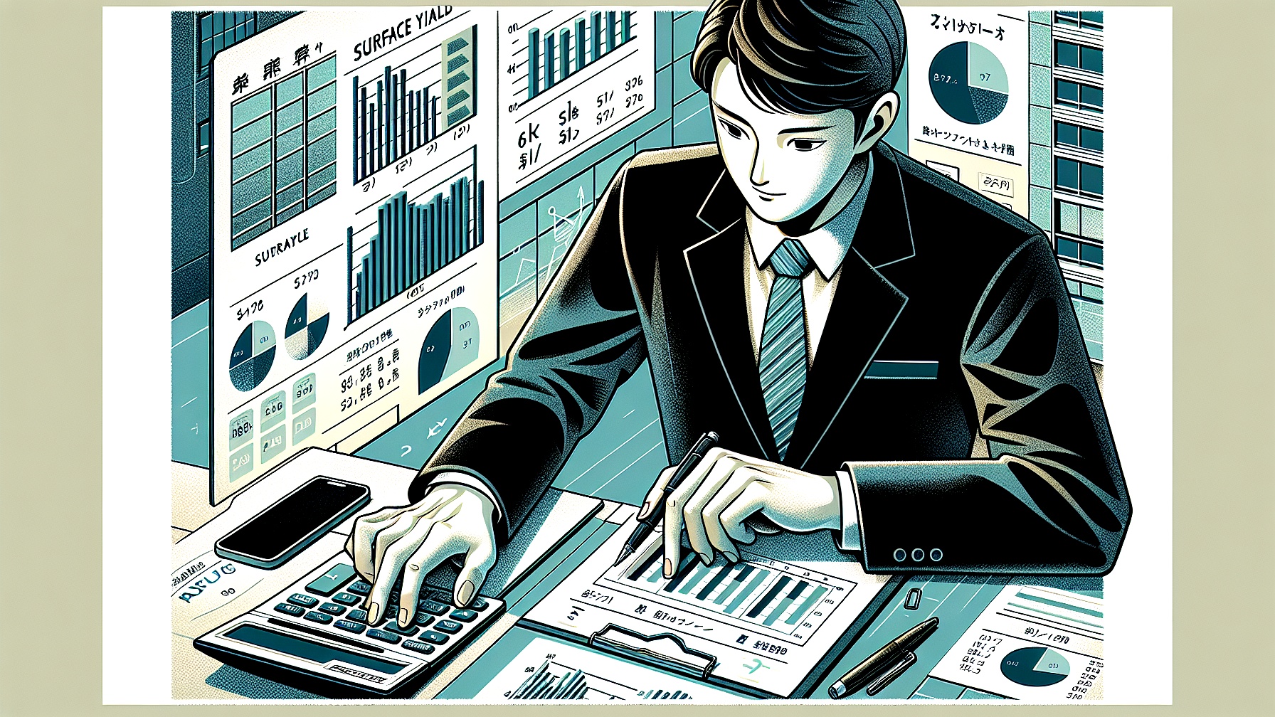 表面利回りの基本的な意味と計算方法のイメージ