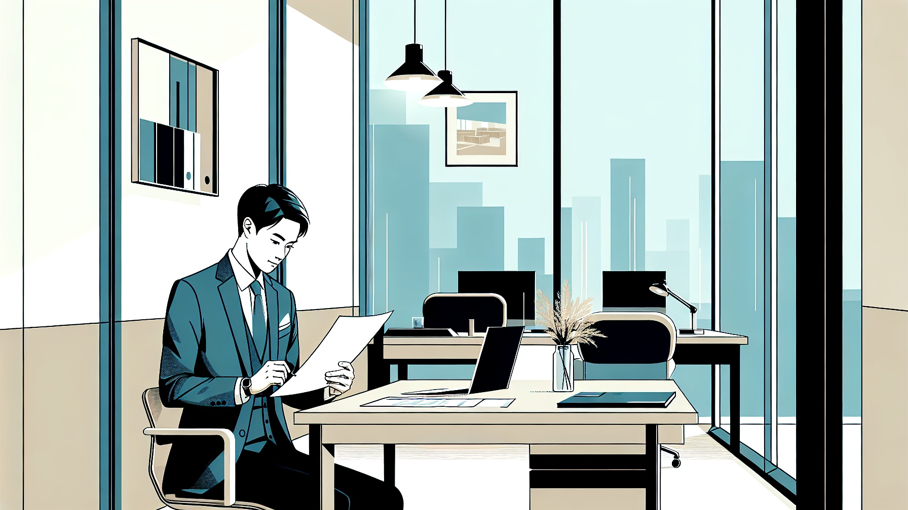 更新拒絶の基本ルールと借地借家法の仕組みのイメージ