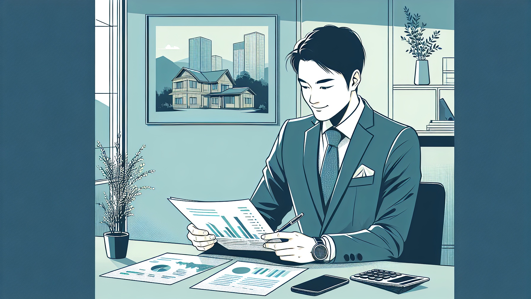 空室と満室、それぞれの売却価格への影響のイメージ