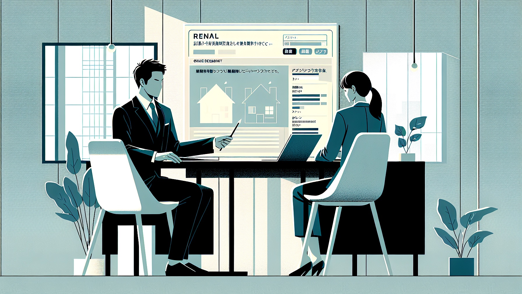 インターネットを活用した家賃相場の調べ方のイメージ