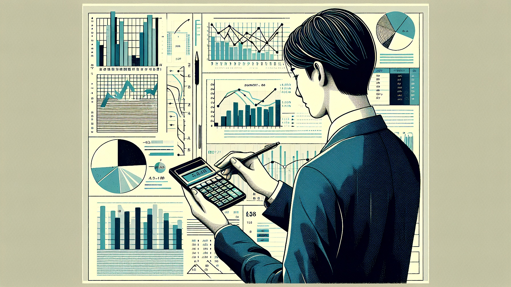 担保評価の仕組みと融資可能額の計算方法のイメージ