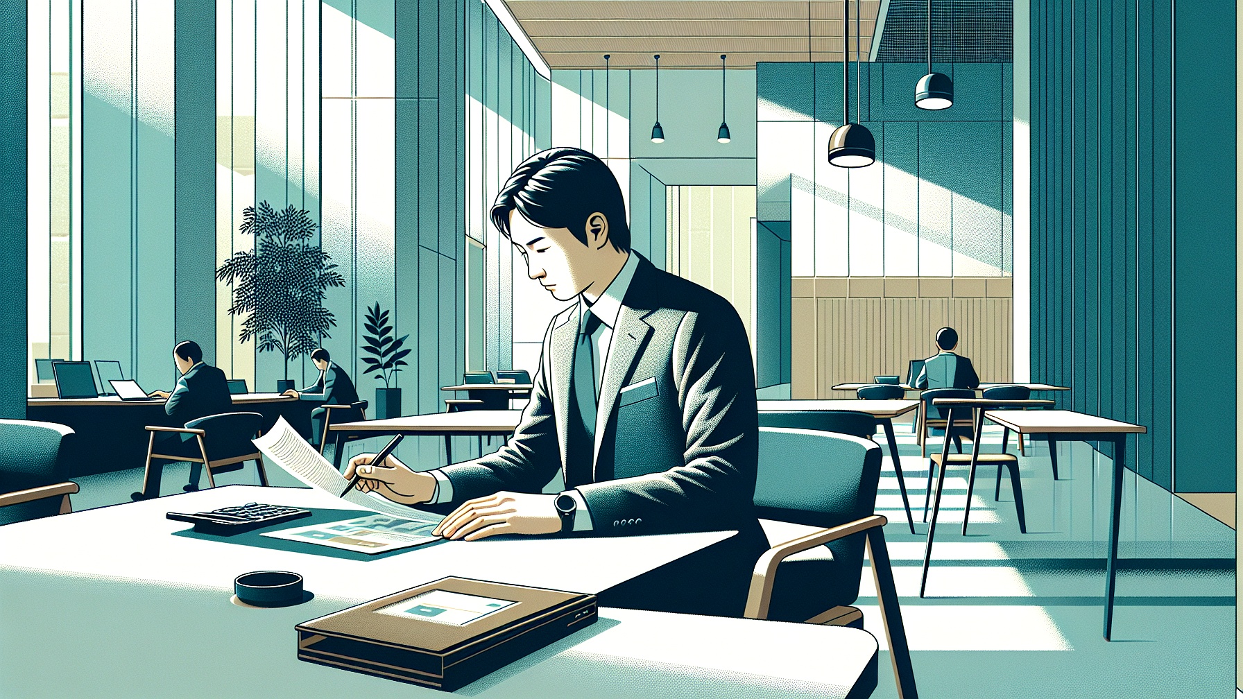 金融機関による金利の違いとその影響のイメージ