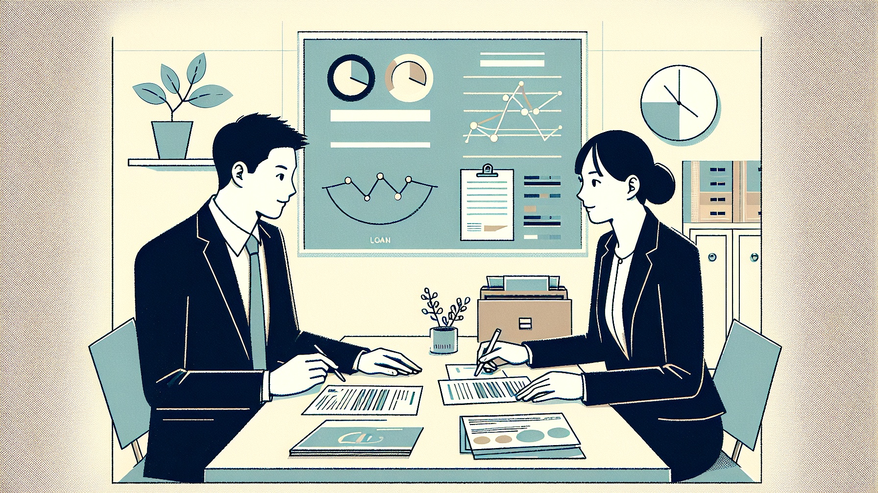 ローン返済による資産の積み上げ効果のイメージ