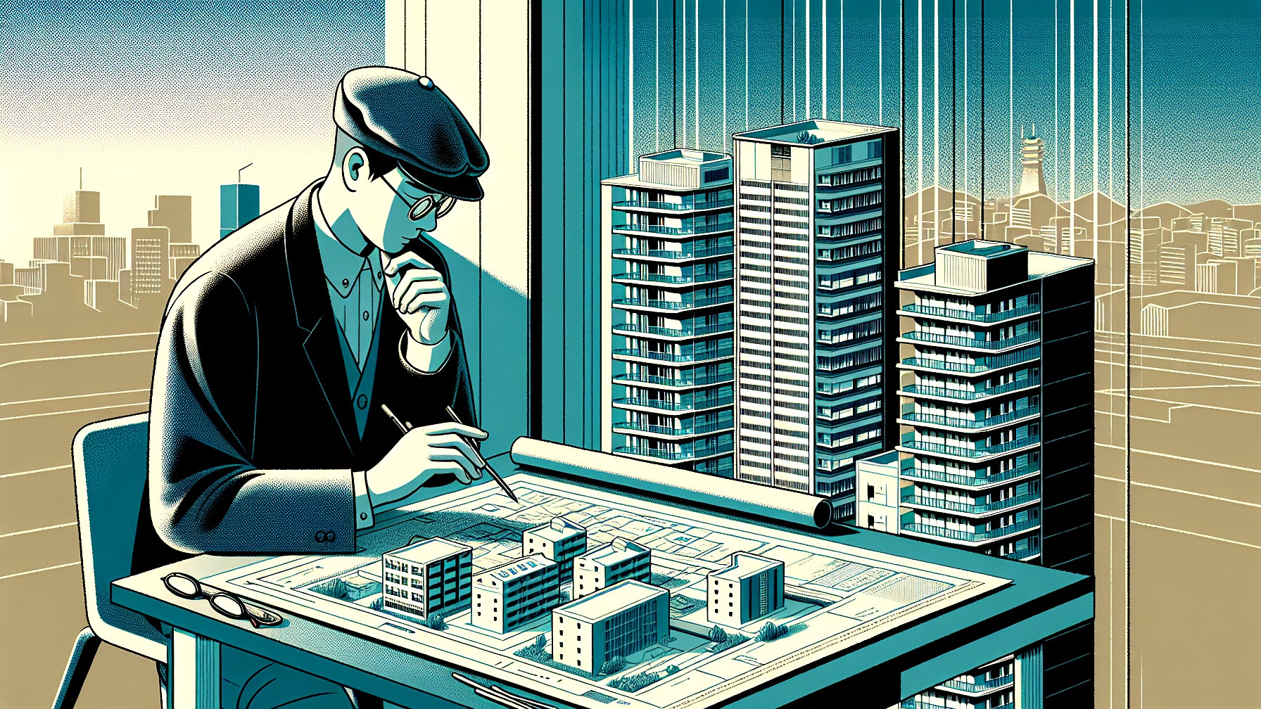 一棟マンションと区分所有の基本的な違いのイメージ