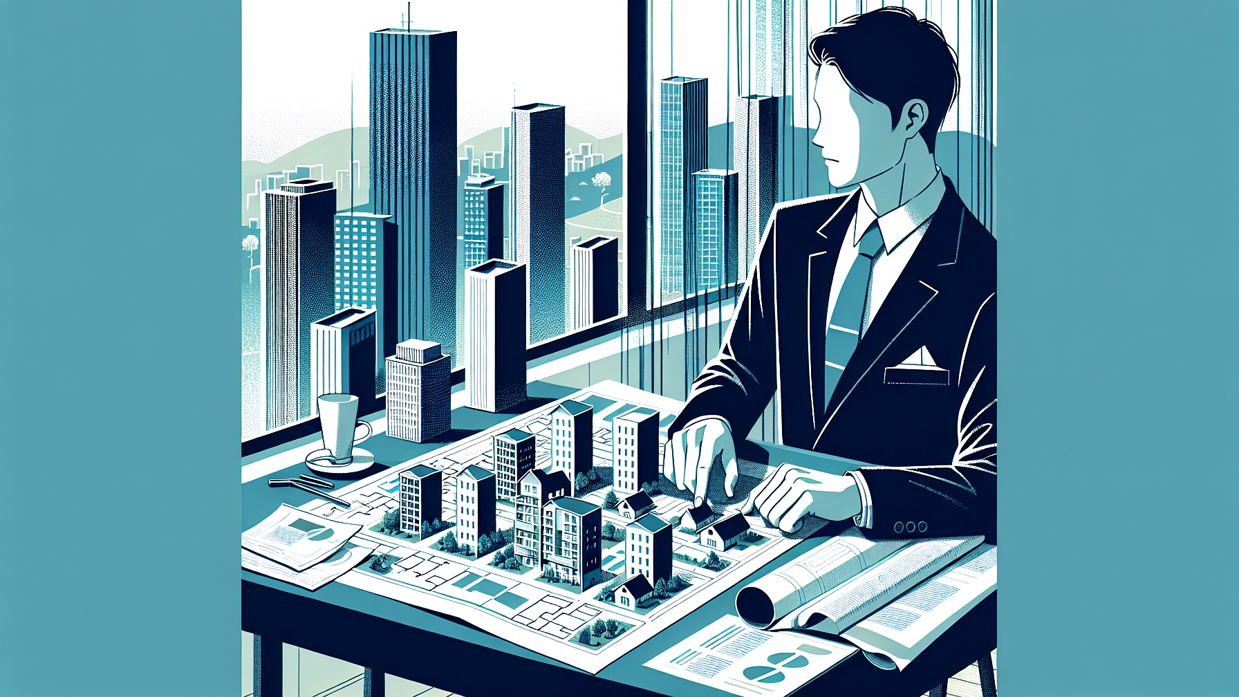 人口減少が不動産投資に与える根本的な影響のイメージ