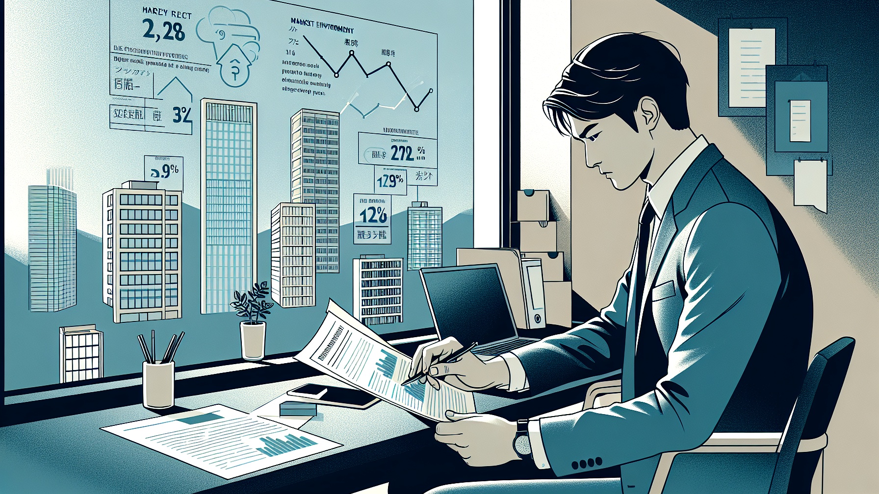 空室率と家賃相場から見る市場環境