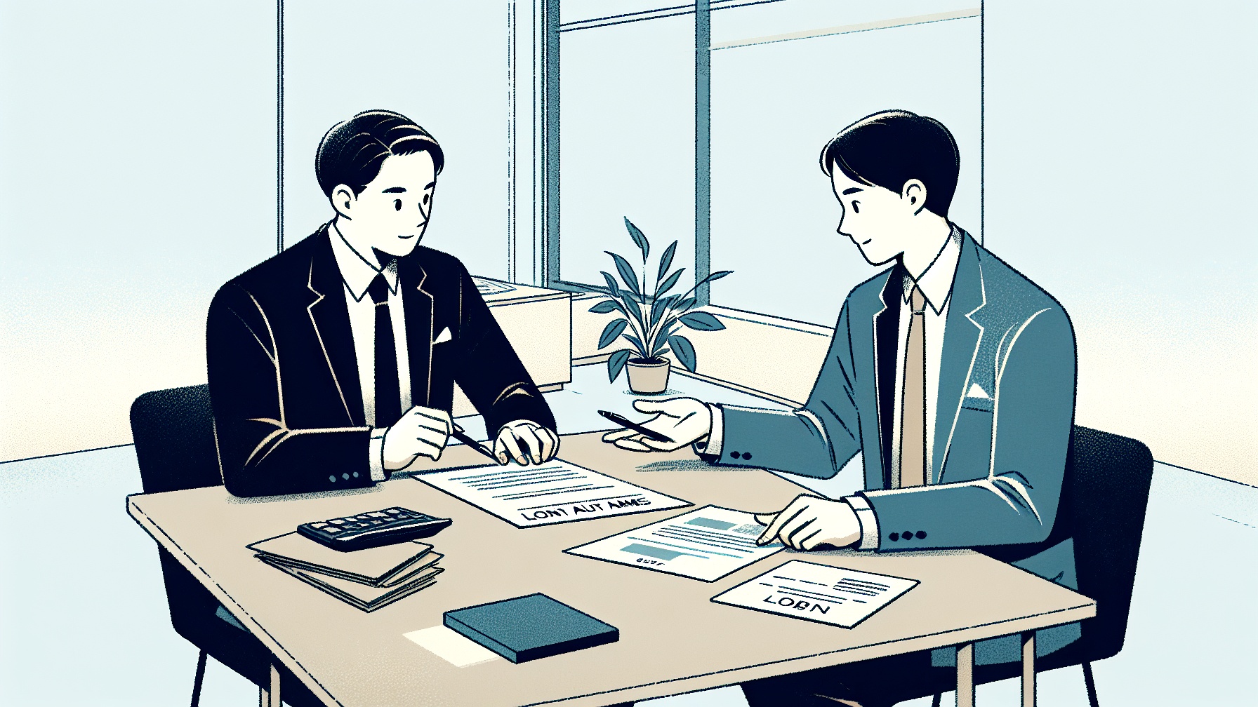 個人名義と法人名義の融資審査の違いのイメージ