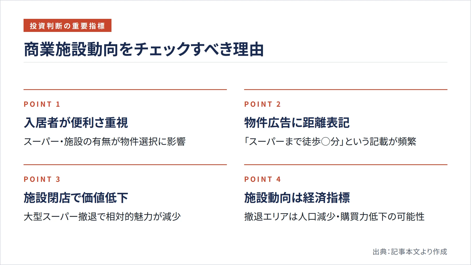 商業施設動向をチェックすべき理由（図解）